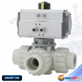 van bi khí nén 3 ngã nhựa PPH