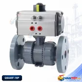 van bi khí nén CPVC mặt bích Q641F-10S