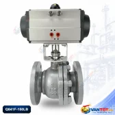 van bi mặt bích khí nén Q641F-150LB