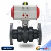 van bi khí nén mặt bích UPVC Q641F-10S