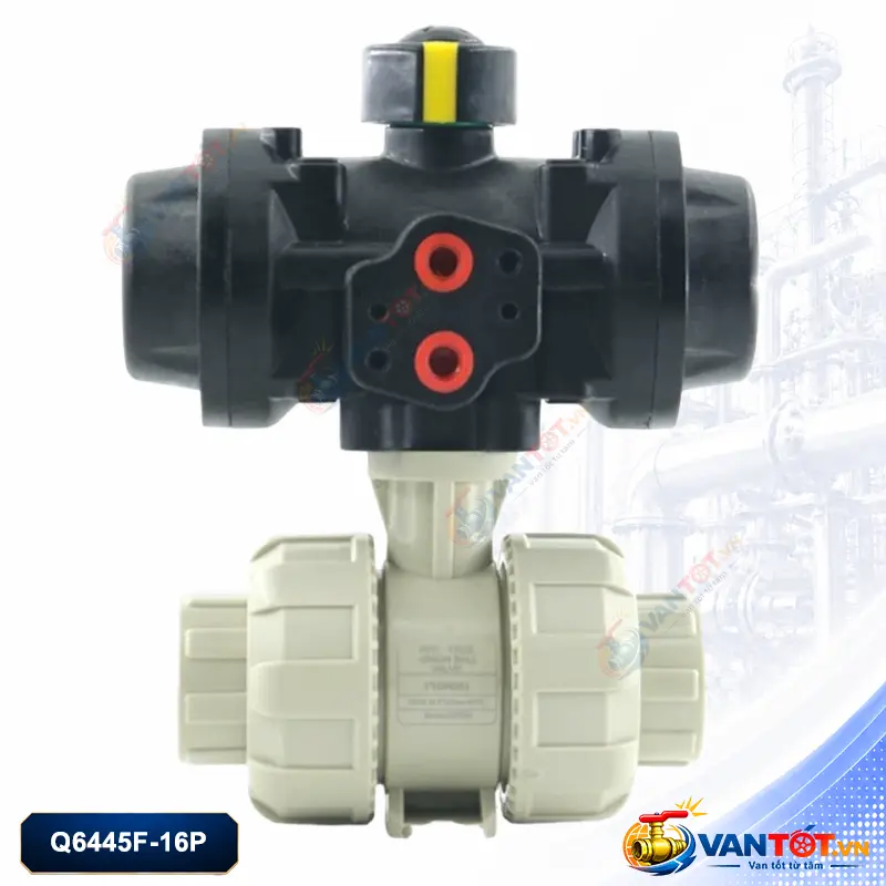 van bi khí nén nhựa PPH van bi khí nén nhựa PPH
