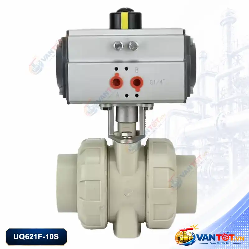 van bi nhựa khí nén PPH UQ621F-10S van bi nhựa khí nén PPH UQ621F-10S