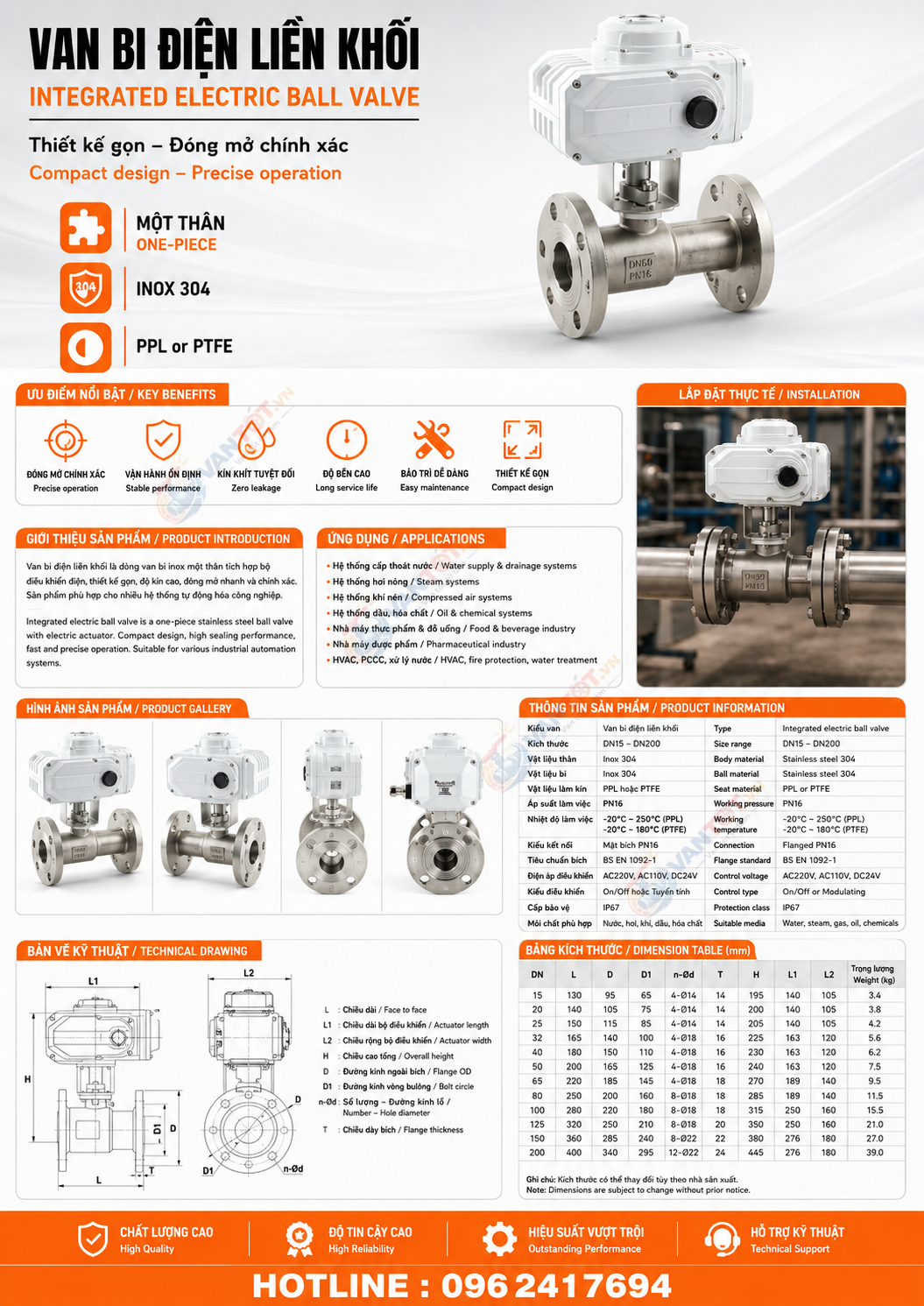 van bi điện Q941M
