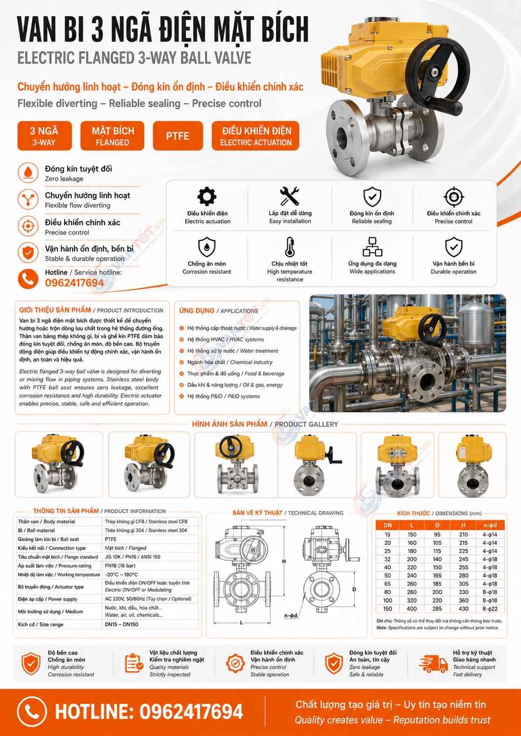van bi điện Q941F