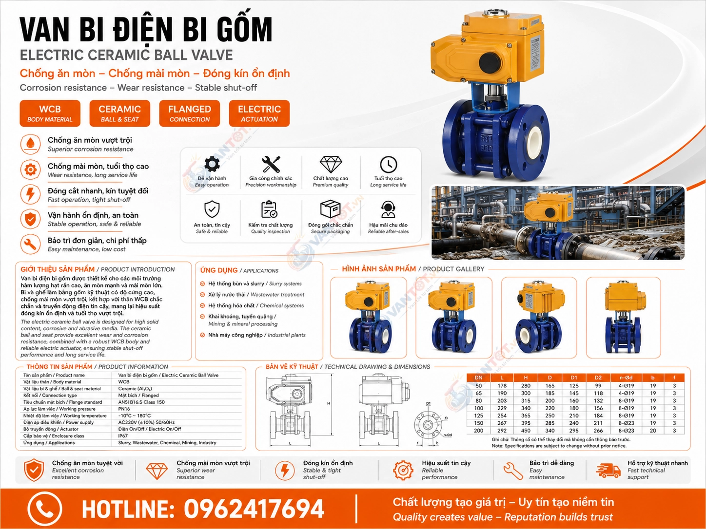 van bi điện Q941TC-16C