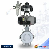 van bướm khí nén lót PTFE D671F4