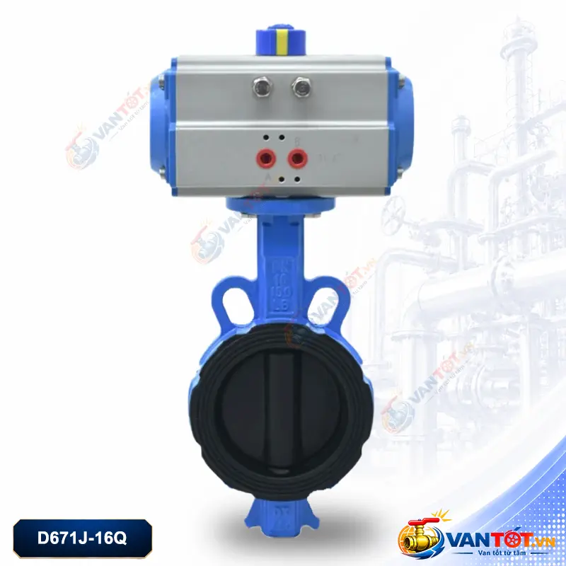 van bướm khí nén D671J-16Q van bướm khí nén D671J-16Q