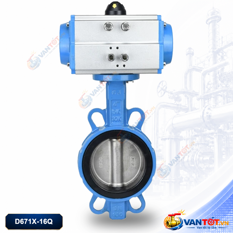 van bướm khí nén D671X-16Q van bướm khí nén D671X-16Q