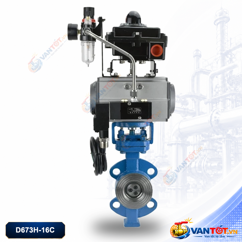 van bướm khí nén D673H-16C van bướm khí nén D673H-16C