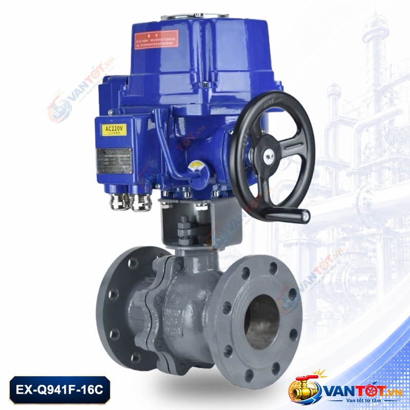 van bi điện Q941F chống cháy nổ van bi điện Q941F chống cháy nổ