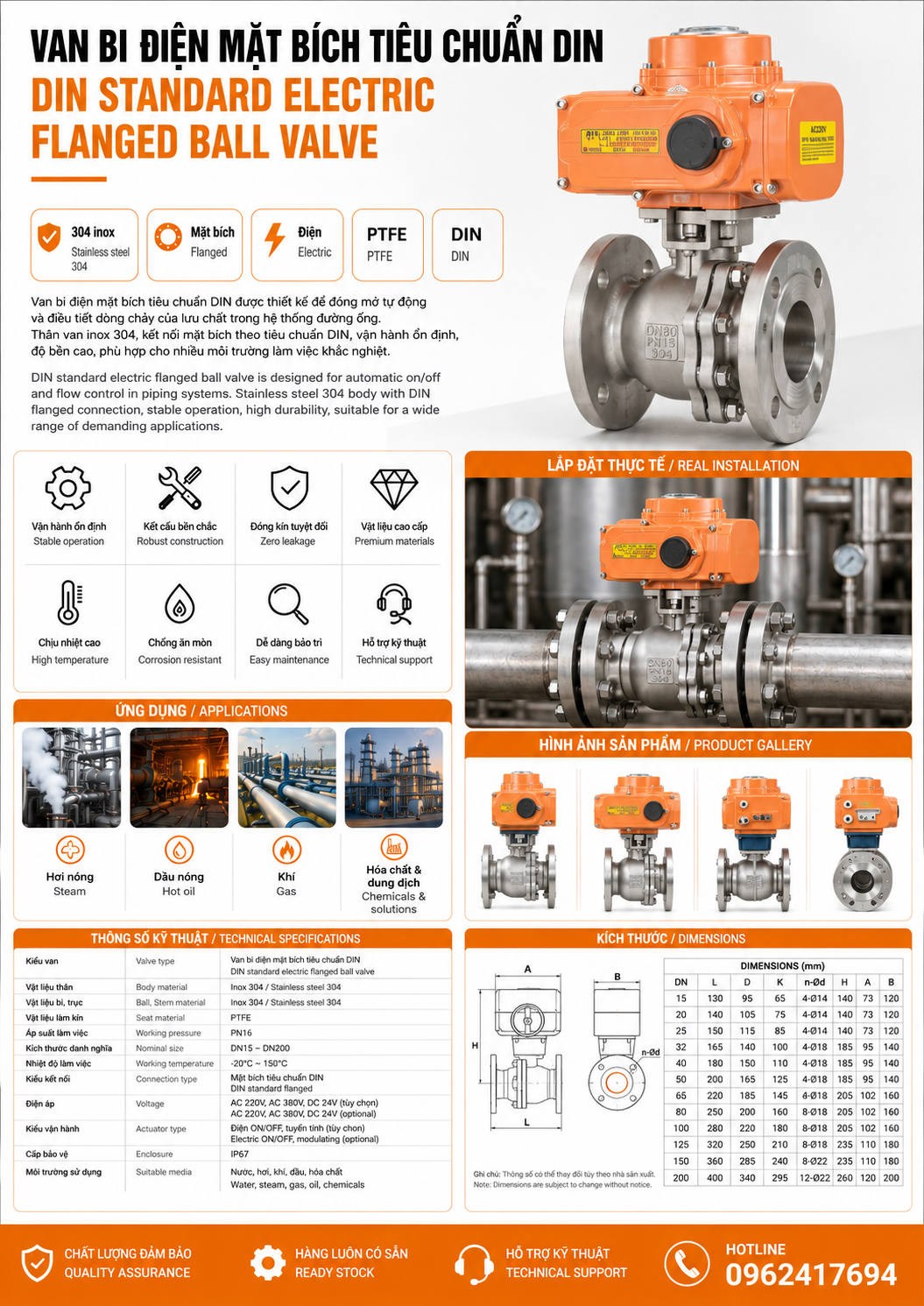 van bi điện Q941F DIN