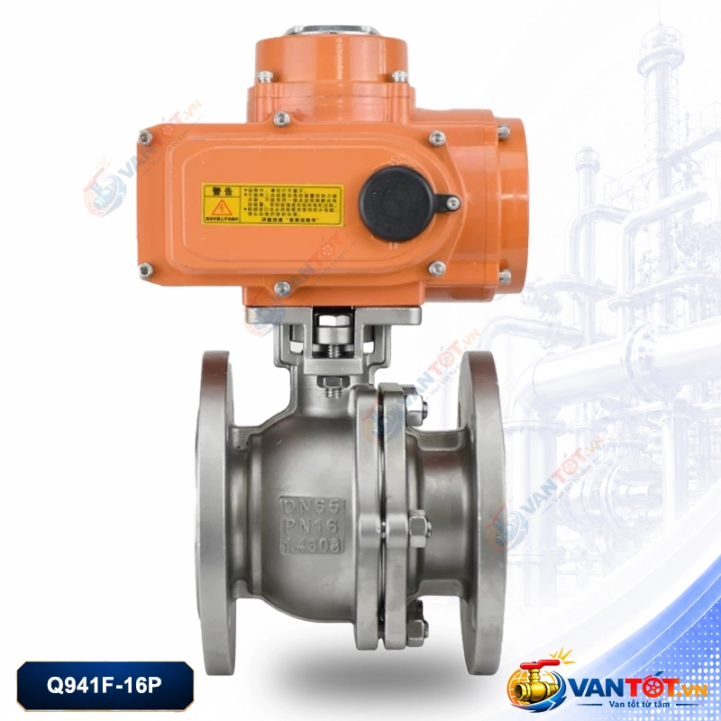 van bi điện Q941F DIN van bi điện Q941F DIN