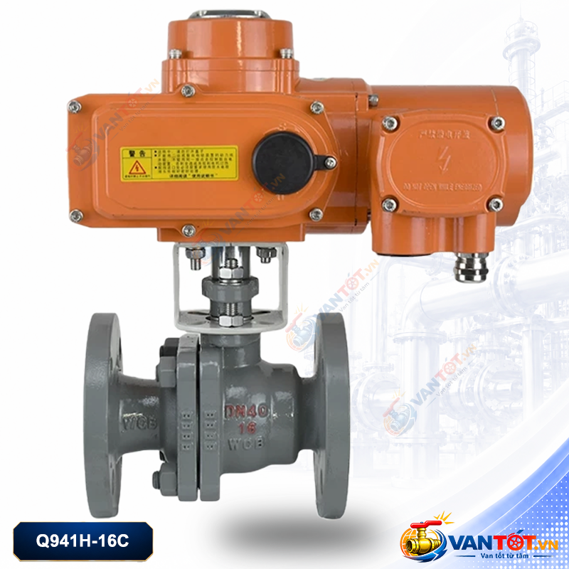 van bi điện Q941H-16C van bi điện Q941H-16C