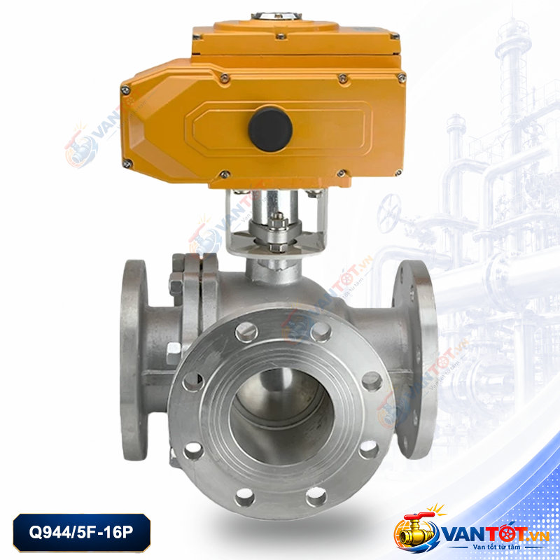 van bi 3 ngả điện Q944F Q945F van bi 3 ngả điện Q944F Q945F