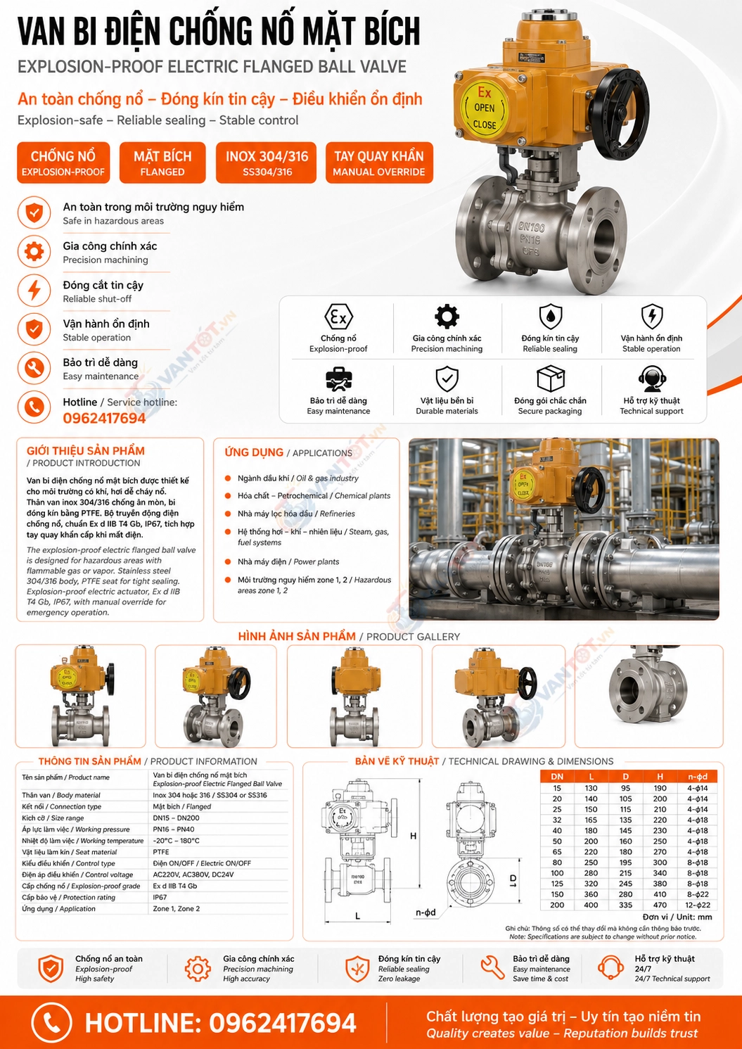 van bi điện Q941F